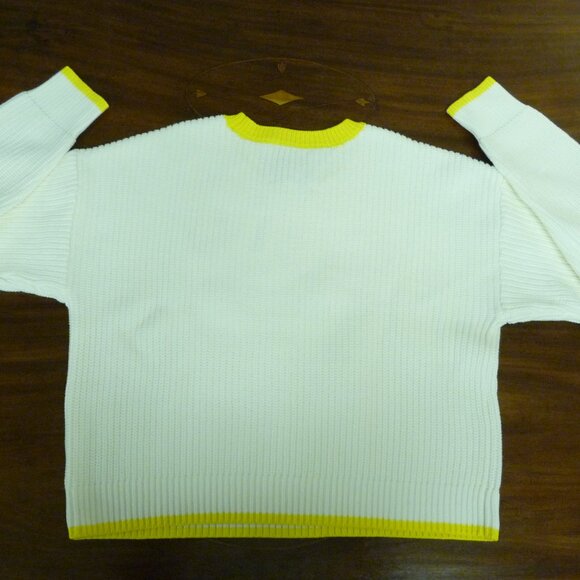 Kerri Rosenthal Sweater Anthropologie Smiley Sun Size Large - Picture 2 of 7